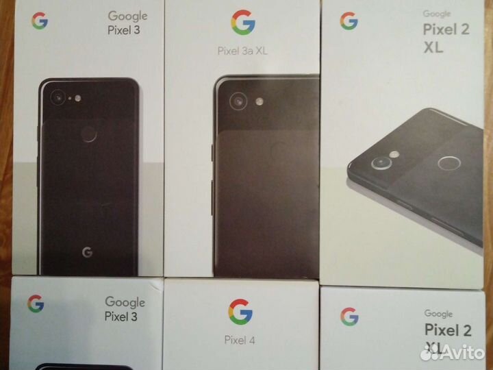 Коробки от смартфонов google pixel