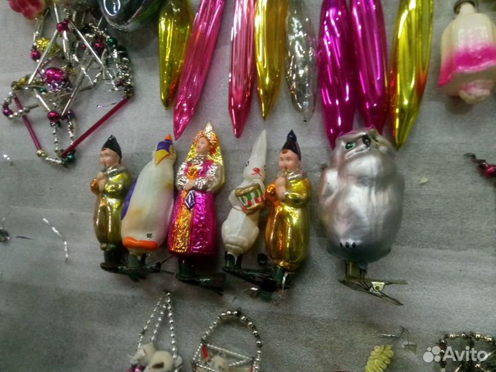 Елочные игрушки из СССР достойные 67год