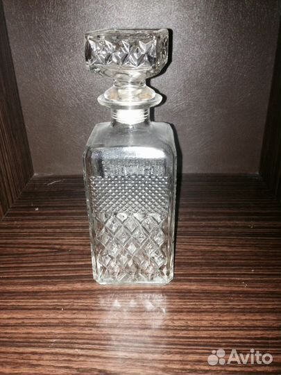 Флакон, штоф, пузырёк, графин стеклянный