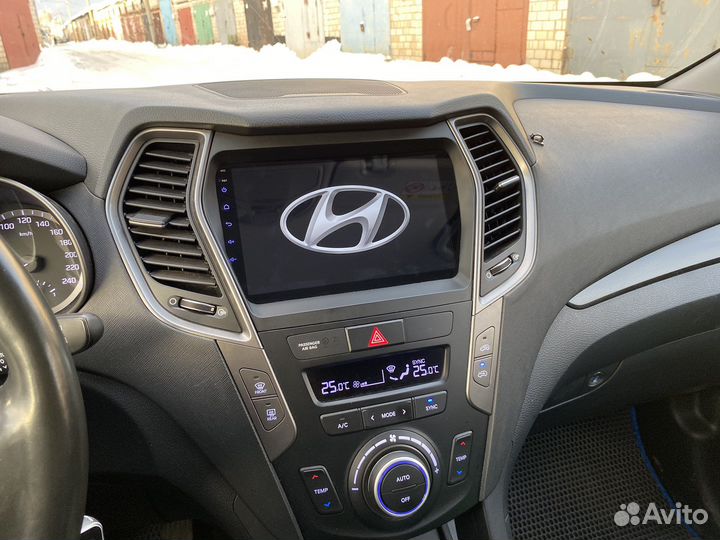 Магнитола Hyundai Santa Fe 2013-2018, есть Teyes