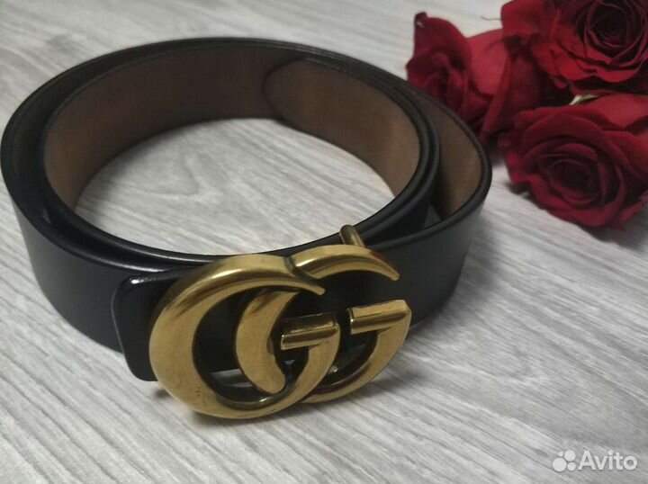 Ремень женский кожаный