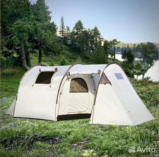 Палатка 3х,4х местная с тамбуром lanyu 1909