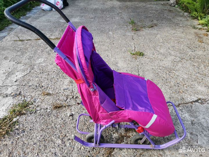 Детские санки коляска