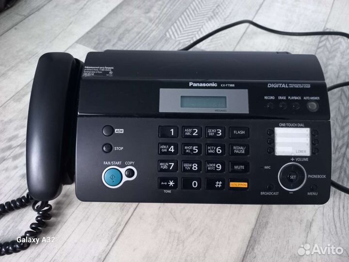 Факс panasonic kx-ft988