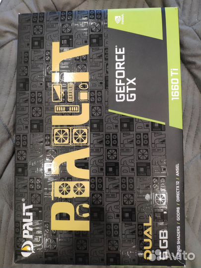 Видеокарта Palit GeForce gtx1660 ti 6 Gb