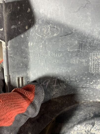 Заглушка фары противотуманной правая Lada/ваз