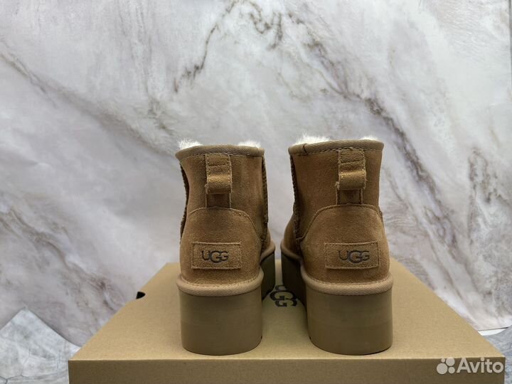 Угги Женские Ugg Ultra Mini Platform Chestnut