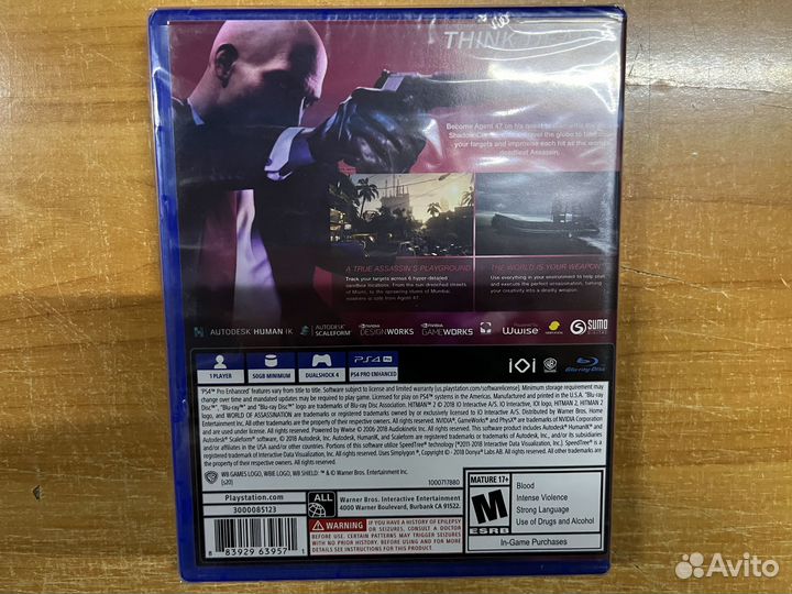 PS4 Hitman 2 (новый)