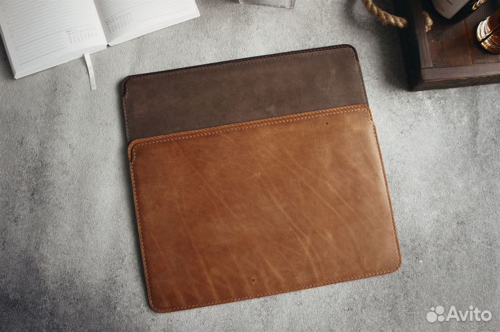 Чехол для MacBook из натуральной кожи