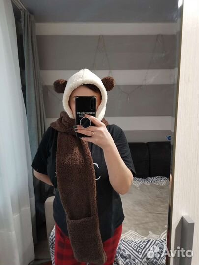 Шапка - шарф-варежки