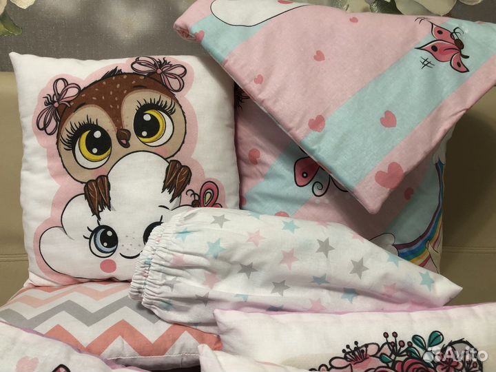 Новый комплект бортиков в детскую кроватку