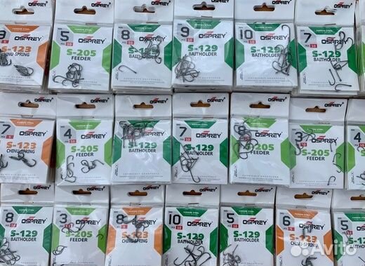 Крючки 10 штук Osprey