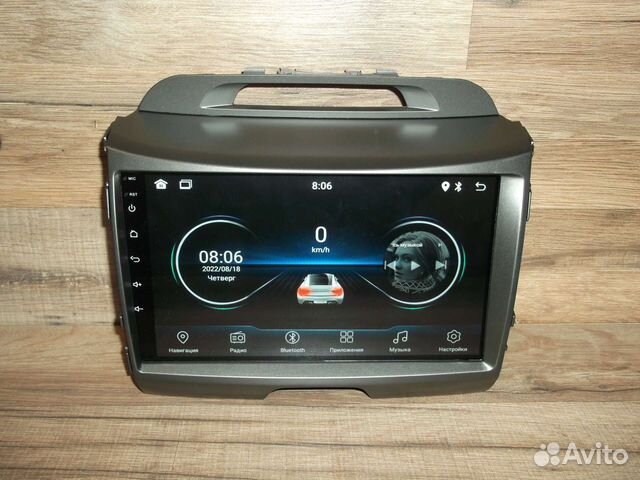 Магнитола Kia Sportage 3 Android GPS Bluetooth