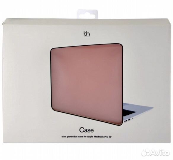 Кейс для MacBook Pro 13 розовый