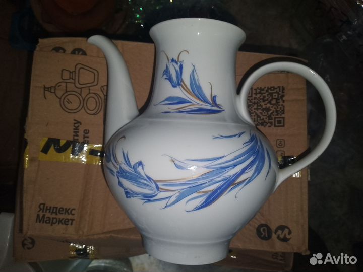 Ilmenau (ильменау) чайник доливной, фарфор ГДР