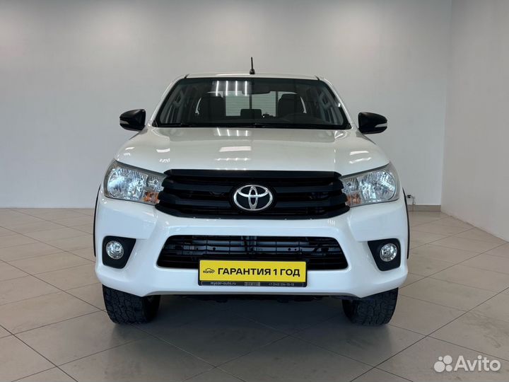 Toyota Hilux 2.4 МТ, 2016, 190 000 км