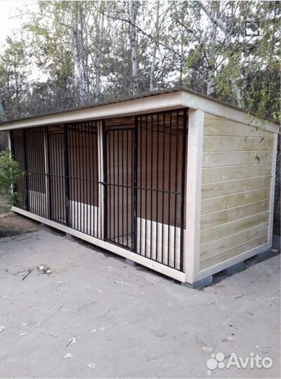 Вольер С зимником