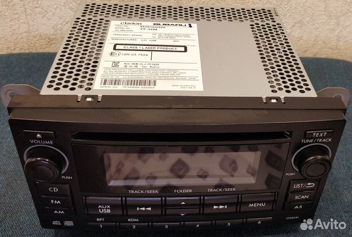 Автомагнитола Clarion для Subaru Forester