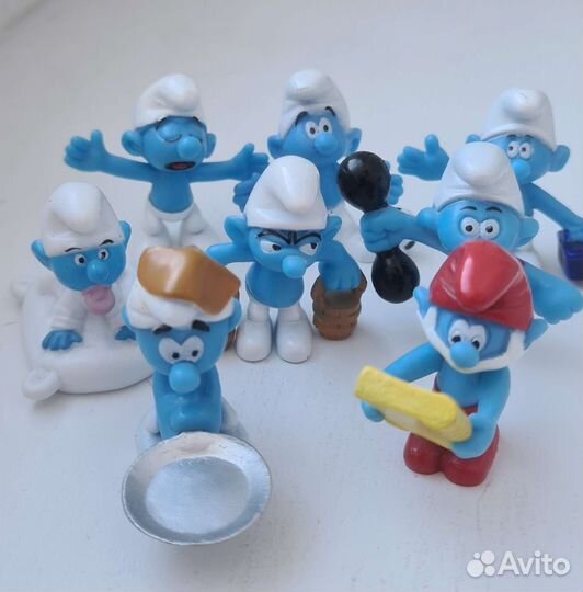 Игрушки из киндера львы, бегемоты