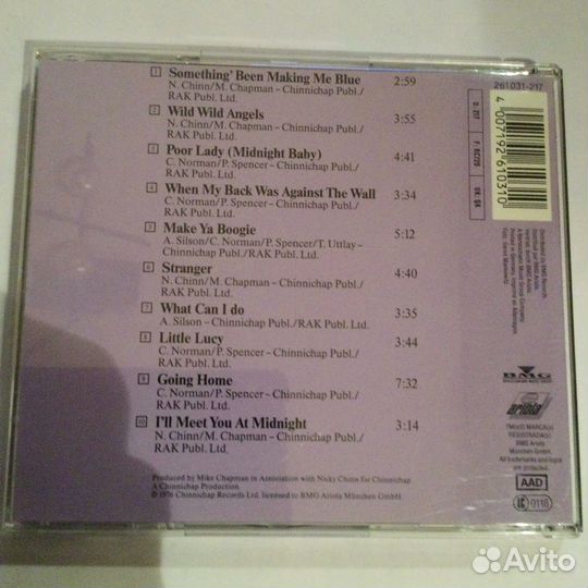 CD Smokie/Midnjght Cafe,1990,1st press,Germany