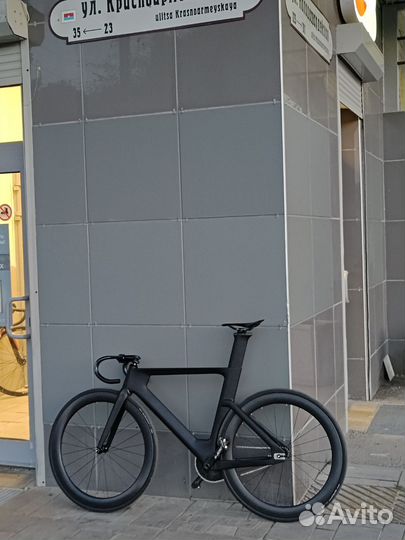 Трековый вилсет карбон 55мм sapim / фикс