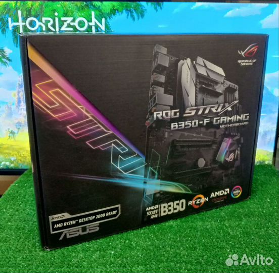 Материнская плата Asus ROG strix B 350-F Gaming