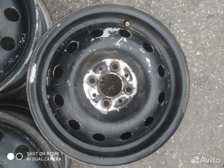 Диски штампованные r14 на hyundai