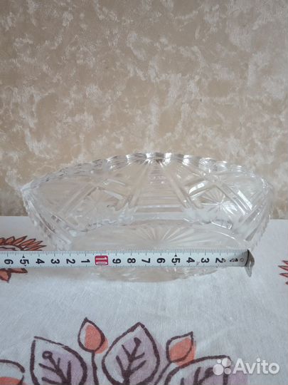 Салатник хрустальный