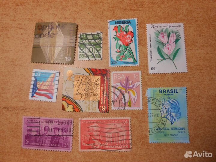 Марки зарубежные 250 за все