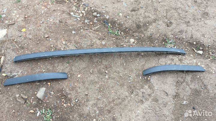 Молдинги заднего бампера ford focus 2