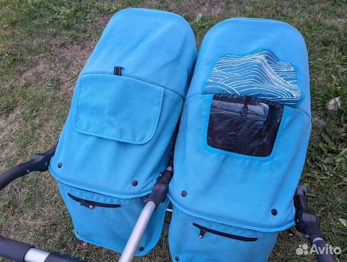 Коляска для двойни bumbleride indie twin