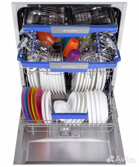 Посудомоечная машина встраиваемая c инвертором Maunfeld MLP-12imroi