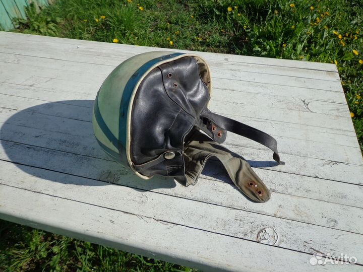 Советский мотошлем- ретро