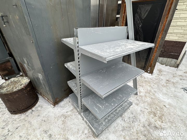 Стеллаж торговый островной тип 34