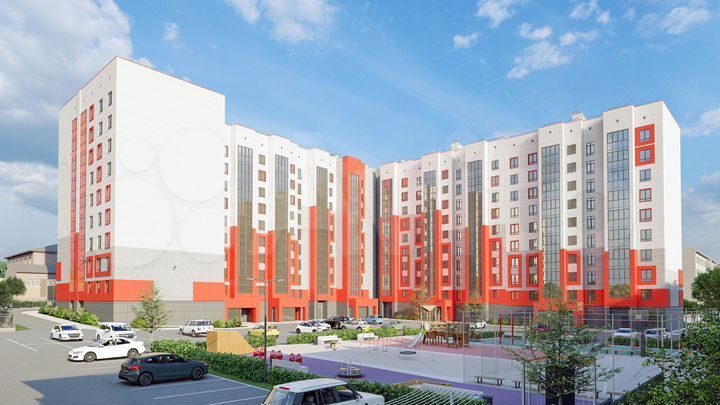 2-к. квартира, 65,6 м², 7/9 эт.