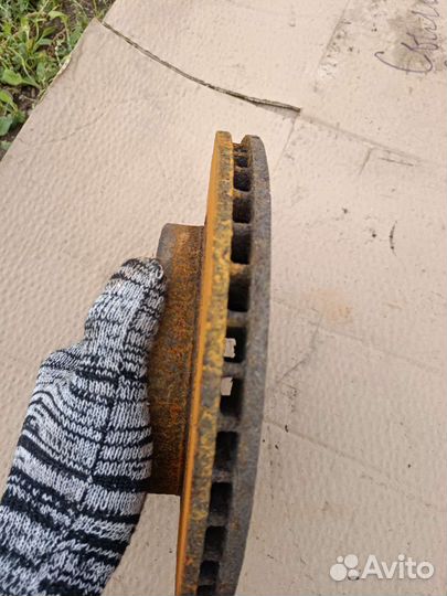 Диск тормозной передний Chevrolet Lacetti