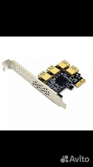 Райзер pci-e с 1 на 4 карты