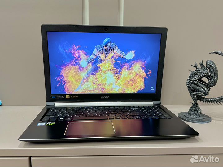 Acer i7/16gb/ssd+/GTX1050ti/Full HD