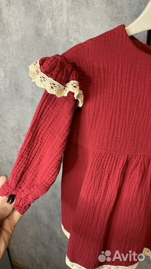 Муслиновое платье для девочки