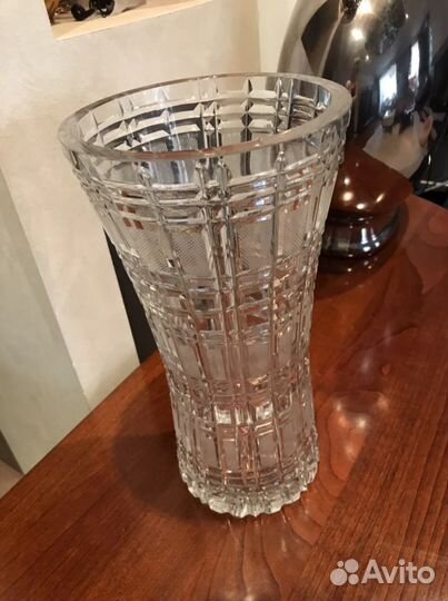 Хрустальная ваза времен СССР Чехия