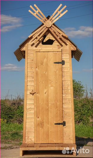 Дачный туалет с установкой