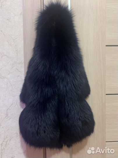 Меховой воротник песец