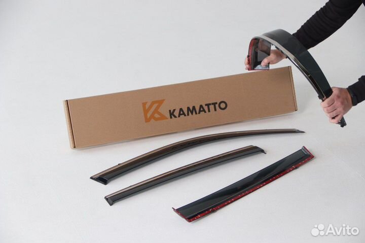 Ветровики Kamatto Toyota LC 100 1998-2007