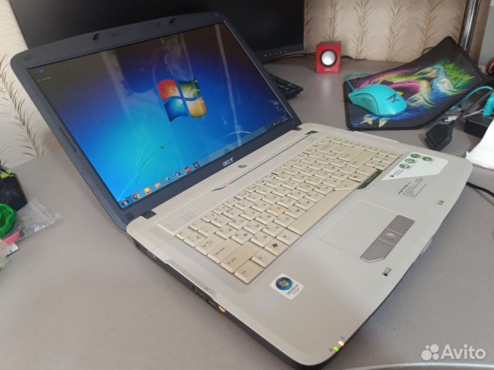 Acer: 15,5, Intel T7500, intel hd, новый Ssd