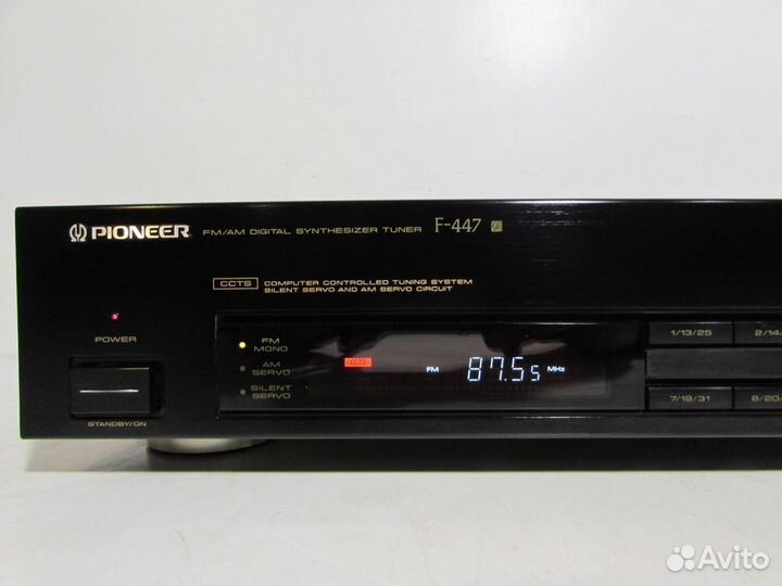 Pioneer F-447 Стерео Тюнер Japan 1990г