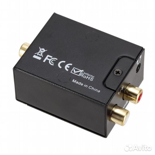 Конвертер цифрового spdif/Toslink в аналоговый RCA
