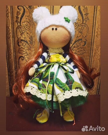 Интерьерная кукла тильда