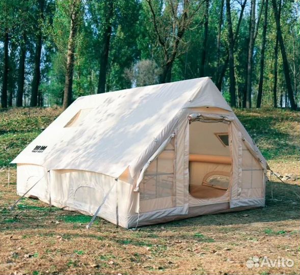 Надувная палатка водо- ветро- непроницаемая 3х4 м
