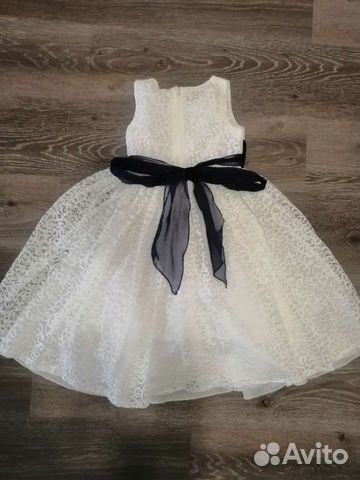 Платье для девочки 104 110 белое пышное