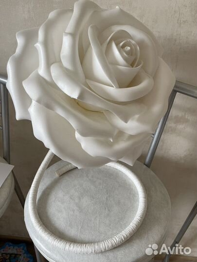 Интерьерная роза (декор)